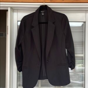 Style & Co Black Blazer with Notch Lapels. Size Large.